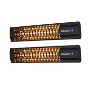 SportZone.co.nz Appliances > Heaters > Patio Heaters Devanti 2 Pack Electric Infrared Strip Heaters 2000W Devanti 2 Pack Electric Infrared Strip Heaters 2000W