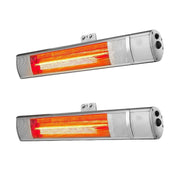 SportZone.co.nz Appliances > Heaters > Patio Heaters Devanti 2 Pack Infrared Electric Strip Heaters 2000W Remote Control Devanti Infrared Electric Strip Heaters 2000W Pack