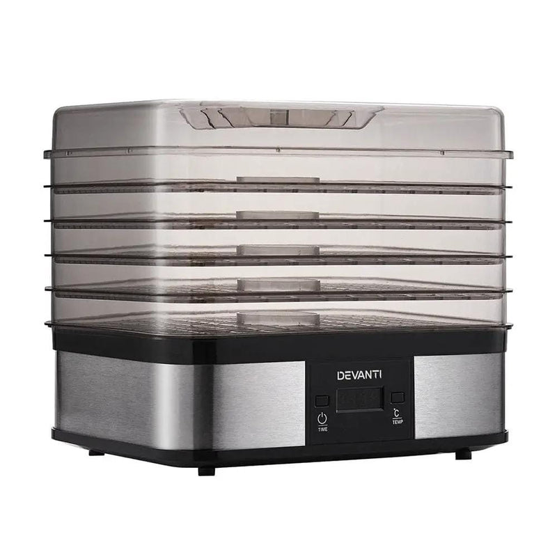 SportZone.co.nz Appliances > Kitchen Appliances Devanti 5 Trays Food Dehydrator Devanti 5 Trays Food Dehydrator