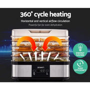SportZone.co.nz Appliances > Kitchen Appliances Devanti 5 Trays Food Dehydrator Devanti 5 Trays Food Dehydrator