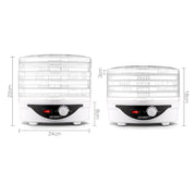 SportZone.co.nz Appliances > Kitchen Appliances > Food Dehydrators Devanti 5 Trays Food Dehydrator Fruit Dehydrators Pet Beef Jerky Dryer White Devanti 5 Trays Food Dehydrator Fruit Dehydrators Pet Beef Jerky Dryer White