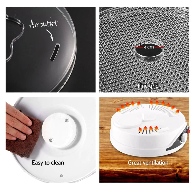 SportZone.co.nz Appliances > Kitchen Appliances > Food Dehydrators Devanti 5 Trays Food Dehydrator Fruit Dehydrators Pet Beef Jerky Dryer White Devanti 5 Trays Food Dehydrator Fruit Dehydrators Pet Beef Jerky Dryer White
