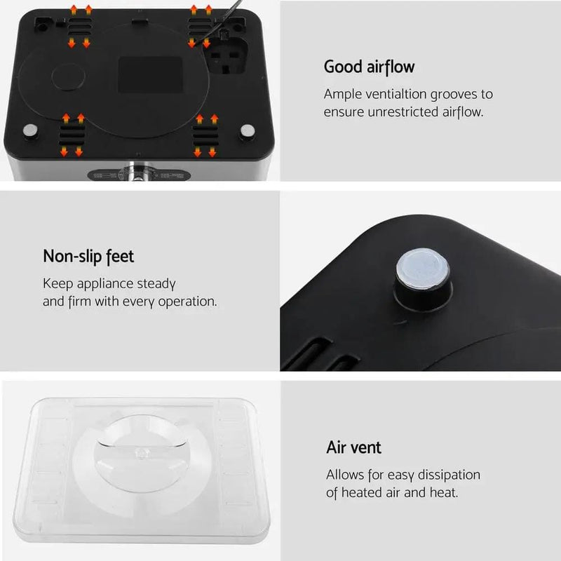 SportZone.co.nz Appliances > Kitchen Appliances > Food Dehydrators Devanti 5 Trays Food Dehydrator Stainless Steel Tray Devanti 5 Trays Food Dehydrator Stainless Steel Tray
