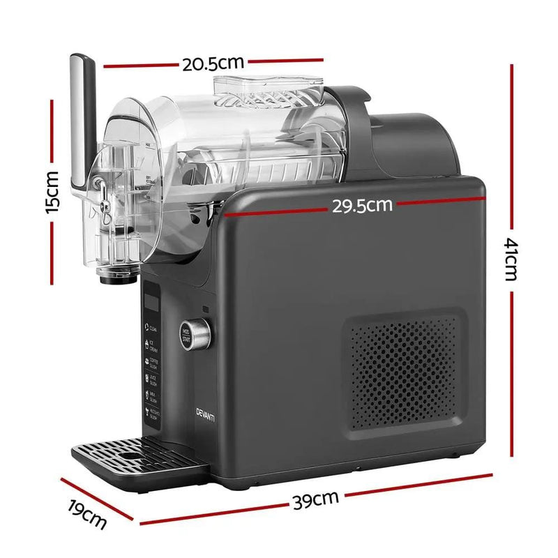 SportZone.co.nz Appliances > Kitchen Appliances > Ice Makers Devanti 5in1 Slushie Machine Ice Cream Maker 2L Grey Devanti 5in1 Slushie Machine Ice Cream Maker 2L Grey