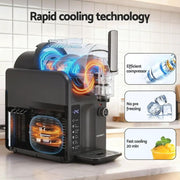 SportZone.co.nz Appliances > Kitchen Appliances > Ice Makers Devanti 5in1 Slushie Machine Ice Cream Maker 2L Grey Devanti 5in1 Slushie Machine Ice Cream Maker 2L Grey