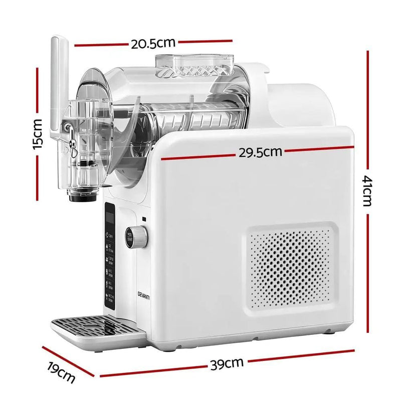 SportZone.co.nz Appliances > Kitchen Appliances > Ice Makers Devanti 5in1 Slushie Machine Ice Cream Maker 2L White Devanti 5in1 Slushie Machine Ice Cream Maker 2L White