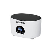 Devanti 600ml Ultrasonic Cleaner Timer Jewellery Glasses Cleaning Machine Degas by SportZone.co.nz