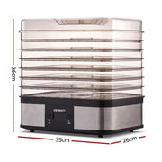 SportZone.co.nz Appliances > Kitchen Appliances > Food Dehydrators Devanti 7 Trays Food Dehydrator Devanti 7 Trays Food Dehydrator