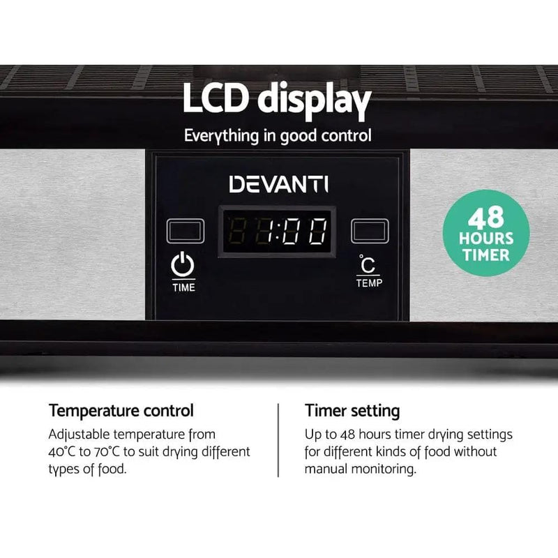 SportZone.co.nz Appliances > Kitchen Appliances > Food Dehydrators Devanti 7 Trays Food Dehydrator Devanti 7 Trays Food Dehydrator