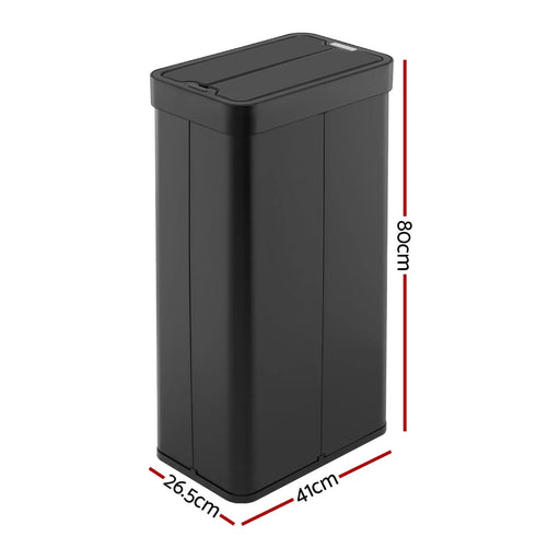 SportZone.co.nz Home & Garden > Kitchen Bins > Automatic Bins Devanti 70L Automatic Sensor Kitchen Bin – Touchless Smart Rubbish Bin - Black Devanti 70L Automatic Sensor Kitchen Bin – Touchless Smart Rubbish Bin - Black
