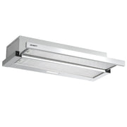 Devanti 900mm Range Hood 90cm Slide out Rangehood Stainless Steel by SportZone.co.nz