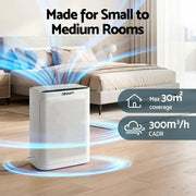 SportZone.co.nz Appliances > Aroma Diffusers & Humidifiers > Purifiers Devanti Air Purifier H12 HEPA Cleaner PM2.5 Display Spare Filter White Devanti Air Purifier H12 HEPA Cleaner PM2.5 Display Spare Filter White