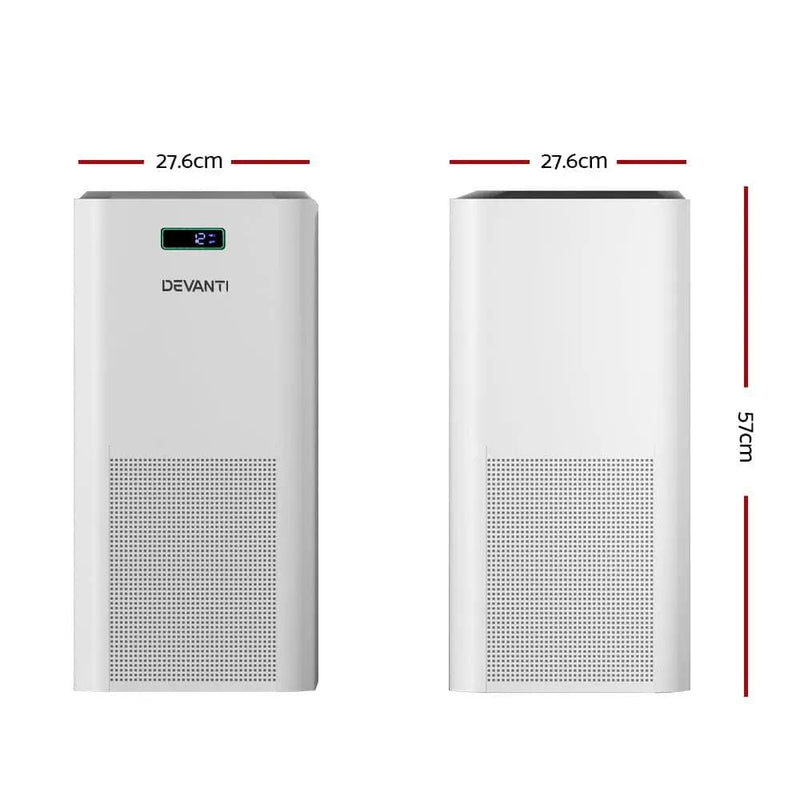 SportZone.co.nz Appliances > Aroma Diffusers & Humidifiers Devanti Air Purifier Home Purifiers HEPA Filter Devanti Air Purifier Home Purifiers HEPA Filter