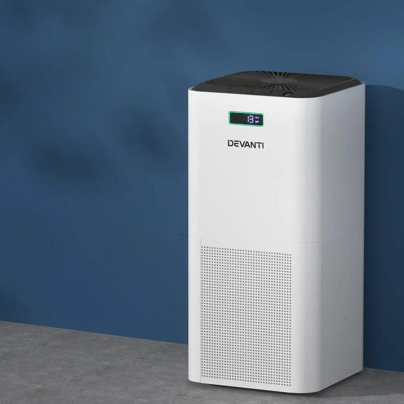 Devanti Air Purifier Home Purifiers HEPA Filter by SportZone.co.nz