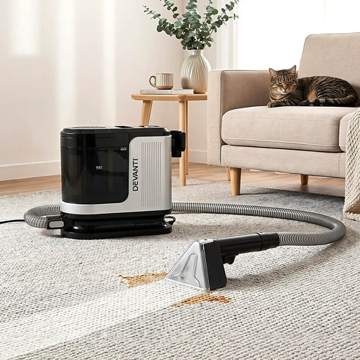 SportZone.co.nz Auto Accessories > Auto Accessories Others > Automotive Cleaning Devanti Carpet Washer Vacuum Cleaner 600W 13kpa Hose Self-Cleaning Function Devanti Carpet Washer Vacuum Cleaner 600W 13kpa Hose Self-Cleaning Function