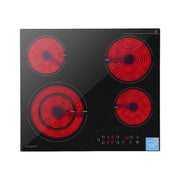 SportZone.co.nz Appliances > Kitchen Appliances > Cooktops & Stoves Devanti Ceramic Cooktop 5 Cooking Zone 4 Electric Hobs Touch Control 7600W Black Devanti Ceramic Cooktop 5 Cooking Zone 4 Electric Hobs Touch Control 7600W Black