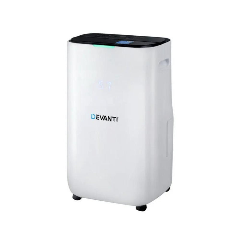 SportZone.co.nz Appliances > Aroma Diffusers & Humidifiers > Dehumidifiers Devanti Dehumidifier 20L Air Purifier White Devanti Dehumidifier 20L Air Purifier White