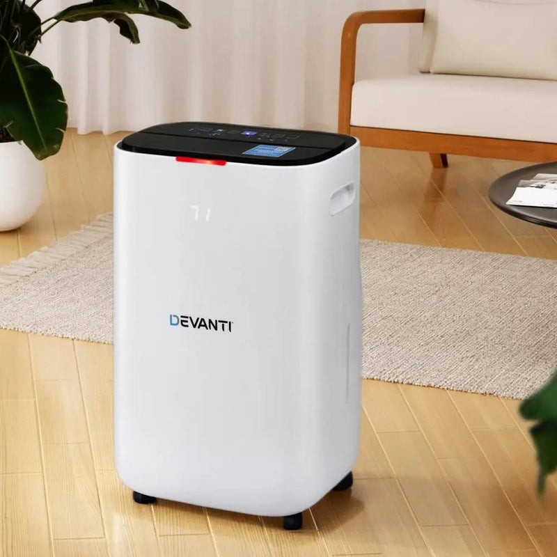 SportZone.co.nz Appliances > Aroma Diffusers & Humidifiers > Dehumidifiers Devanti Dehumidifier 20L Air Purifier White Devanti Dehumidifier 20L Air Purifier White