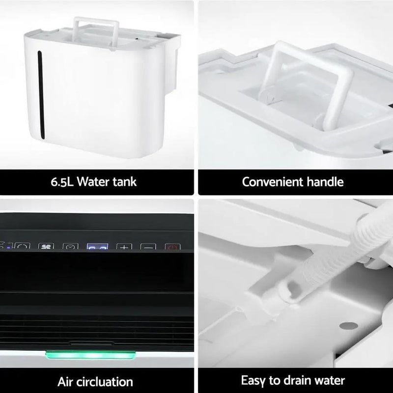 SportZone.co.nz Appliances > Aroma Diffusers & Humidifiers > Dehumidifiers Devanti Dehumidifier 20L Air Purifier White Devanti Dehumidifier 20L Air Purifier White