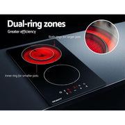 Devanti Electric Ceramic Cooktop 30cm by SportZone.co.nz