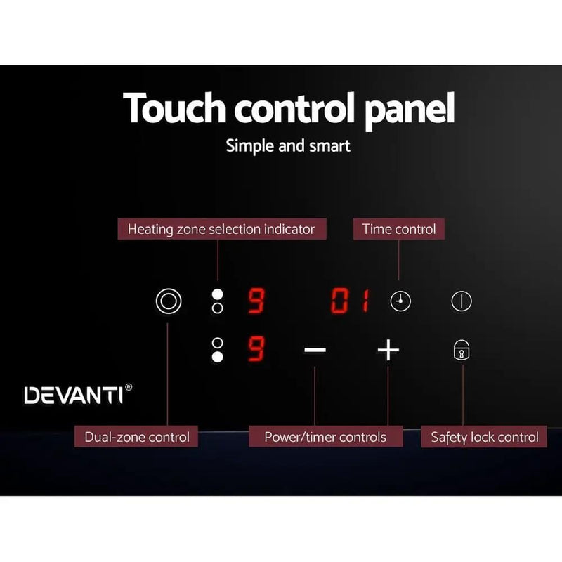 SportZone.co.nz Appliances > Kitchen Appliances Devanti Electric Ceramic Cooktop 30cm Devanti Electric Ceramic Cooktop 30cm