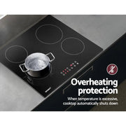 SportZone.co.nz Appliances > Kitchen Appliances > Cooktops & Stoves Devanti Electric Ceramic Cooktop 60cm Touch Control Devanti Electric Ceramic Cooktop 60cm Touch Control