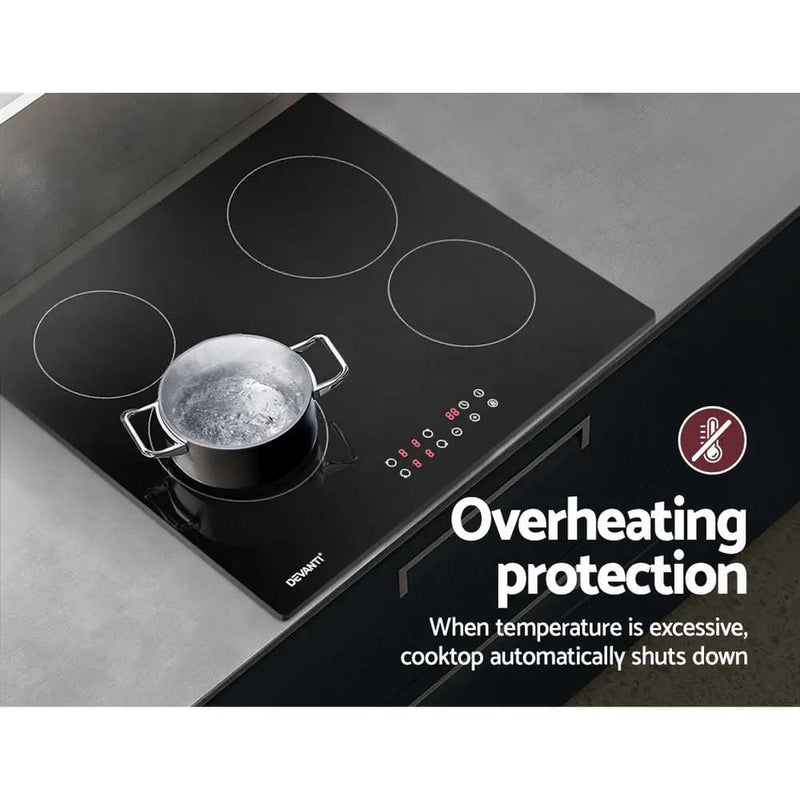 SportZone.co.nz Appliances > Kitchen Appliances > Cooktops & Stoves Devanti Electric Ceramic Cooktop 60cm Touch Control Devanti Electric Ceramic Cooktop 60cm Touch Control