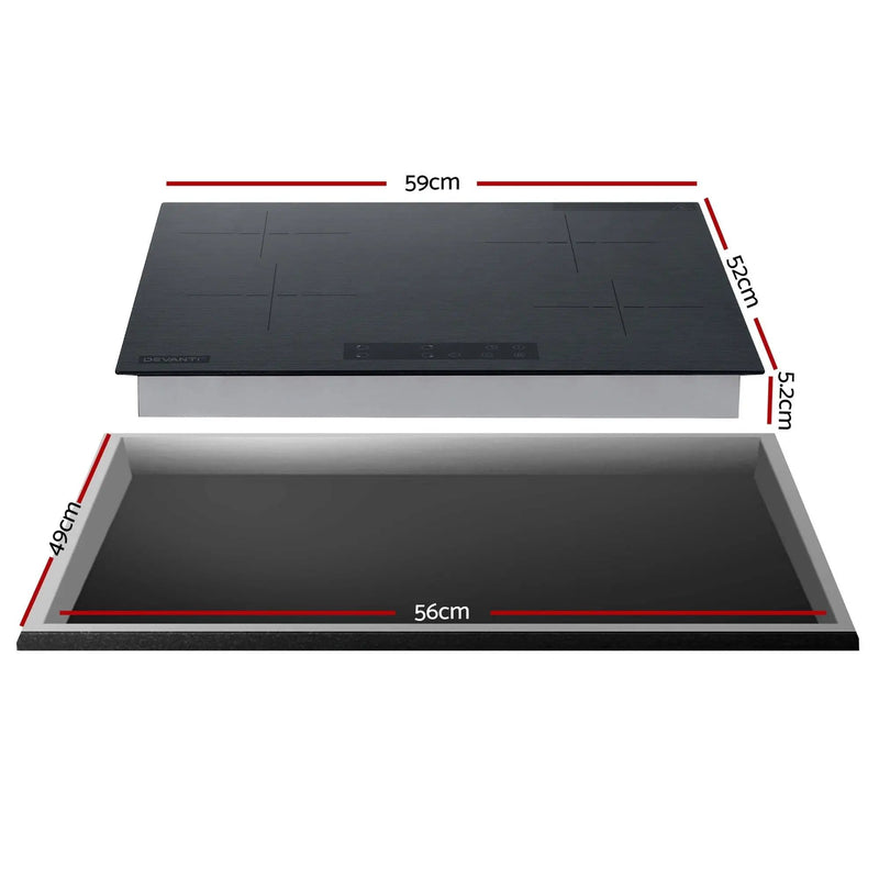 SportZone.co.nz Appliances > Kitchen Appliances > Cooktops & Stoves Devanti 60cm Ceramic Cooktop With Touch Control Grey Devanti 60cm Ceramic Cooktop With Touch Control