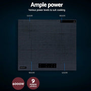 SportZone.co.nz Appliances > Kitchen Appliances > Cooktops & Stoves Devanti 60cm Ceramic Cooktop With Touch Control Grey Devanti 60cm Ceramic Cooktop With Touch Control