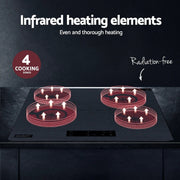 SportZone.co.nz Appliances > Kitchen Appliances > Cooktops & Stoves Devanti 60cm Ceramic Cooktop With Touch Control Grey Devanti 60cm Ceramic Cooktop With Touch Control