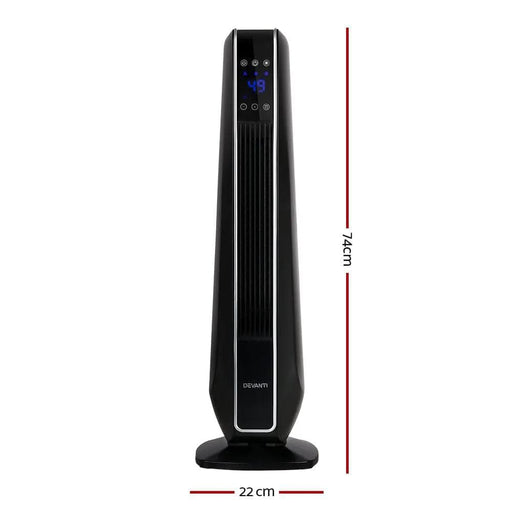 SportZone.co.nz Appliances > Heaters Devanti Electric Ceramic Tower Heater 2400W Devanti Electric Ceramic Tower Heater 2400W