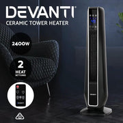 SportZone.co.nz Appliances > Heaters Devanti Electric Ceramic Tower Heater 2400W Devanti Electric Ceramic Tower Heater 2400W
