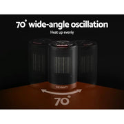SportZone.co.nz Appliances > Heaters Devanti Electric Fan Heater 1200W Devanti Electric Fan Heater 1200W