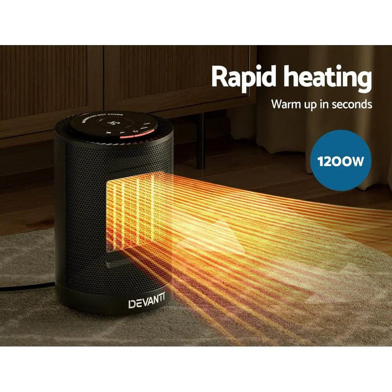 SportZone.co.nz Appliances > Heaters Devanti Electric Fan Heater 1200W Devanti Electric Fan Heater 1200W