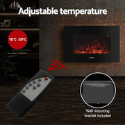 SportZone.co.nz Appliances > Heaters > Electric Heaters Devanti Electric Fireplace Fire Heater 2000W Black Devanti Electric Fireplace Fire Heater 2000W Black