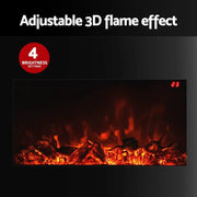 SportZone.co.nz Appliances > Heaters > Electric Heaters Devanti Electric Fireplace Fire Heater 2000W Black Devanti Electric Fireplace Fire Heater 2000W Black