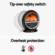 SportZone.co.nz Appliances > Heaters Devanti Electric Fireplace Fire Heaters 1500W Devanti Electric Fireplace Fire Heaters 1500W