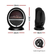 SportZone.co.nz Appliances > Heaters Devanti Electric Fireplace Fire Heaters 1500W Devanti Electric Fireplace Fire Heaters 1500W