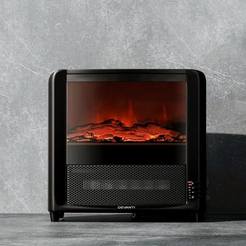 SportZone.co.nz Appliances > Heaters Devanti Electric Fireplace Fire Heaters 2000W Devanti Electric Fireplace Fire Heaters 2000W