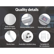 SportZone.co.nz Home & Garden > Laundry & Cleaning > Drying Racks & Hangers Devanti Electric Heated Towel Rail Rack 10 Bars Freestanding Clothes Dry Warmer Devanti Electric Heated Towel Rail Rack 10 Bars Freestanding Clothes Dry Warmer