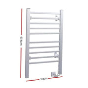 SportZone.co.nz Home & Garden > Laundry & Cleaning > Drying Racks & Hangers Devanti Electric Heated Towel Rail Rack 10 Bars Freestanding Clothes Dry Warmer Devanti Electric Heated Towel Rail Rack 10 Bars Freestanding Clothes Dry Warmer