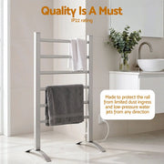 SportZone.co.nz Home & Garden > Laundry & Cleaning > Drying Racks & Hangers Devanti Electric Heated Towel Rail Rack 6 Bars Freestanding Clothes Dry Warmer Devanti Electric Heated Towel Rail Rack 6 Bars Freestanding Clothes Dry Warmer