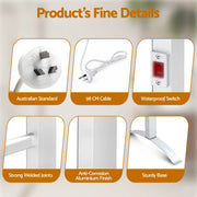 SportZone.co.nz Home & Garden > Laundry & Cleaning > Drying Racks & Hangers Devanti Electric Heated Towel Rail Rack 6 Bars Freestanding Clothes Dry Warmer Devanti Electric Heated Towel Rail Rack 6 Bars Freestanding Clothes Dry Warmer