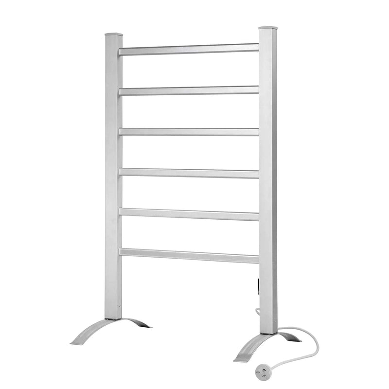 SportZone.co.nz Home & Garden > Laundry & Cleaning > Drying Racks & Hangers Devanti Electric Heated Towel Rail Rack 6 Bars with Timer Clothes Dry Warmer Devanti Electric Heated Towel Rail Rack 6 Bars with Timer Clothes Dry Warmer