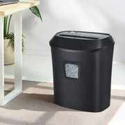 Devanti Electric Paper Shredder for Home Office 10 A4 Paper Sheet Cross-Cut Paper by SportZone.co.nz
