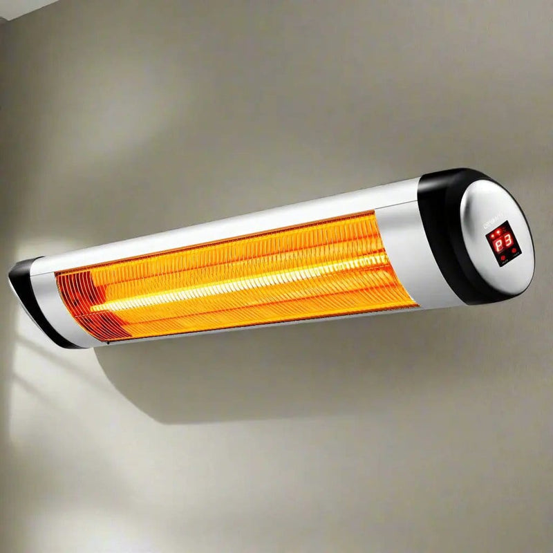 SportZone.co.nz Appliances > Heaters > Electric Heaters Devanti 2000W Electric Strip Heater Radiant Wall Heater Devanti 2000W Electric Strip Heater Radiant Wall
