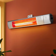 SportZone.co.nz Appliances > Heaters Devanti 2000W Infrared Electric Strip Heater With Halogen Radiant Heating Devanti 2000W Infrared Electric Strip Heater