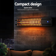 SportZone.co.nz Appliances > Heaters Devanti Electric Strip Heater Radiant Heaters 2000W Devanti Electric Strip Heater Radiant Heaters 2000W