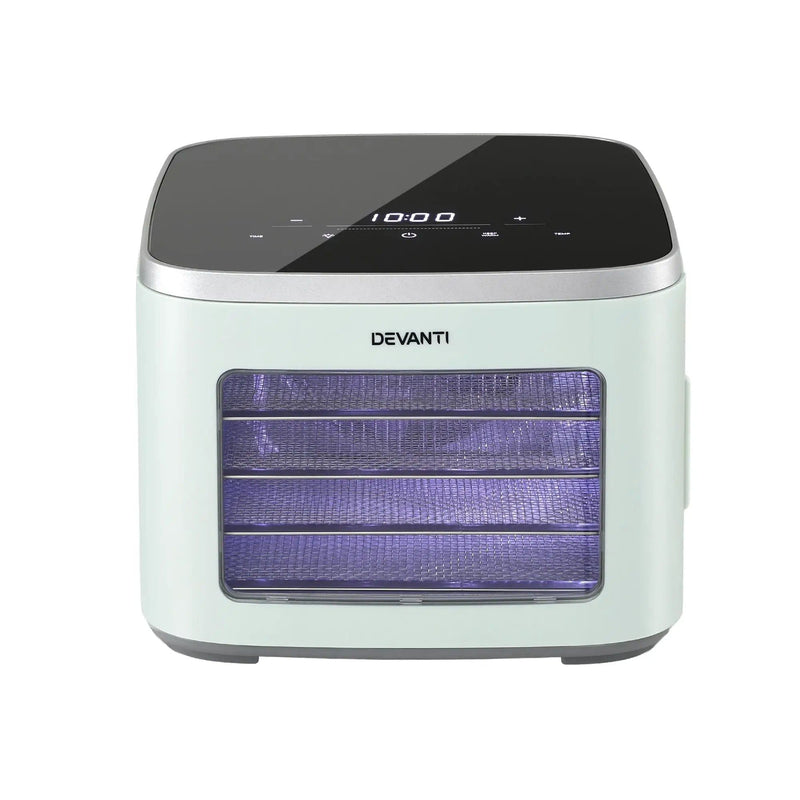Devanti Food Dehydrator Machine 5 Tray Mini Fruit Dryer Maker Green by SportZone.co.nz