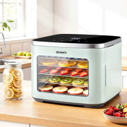 Devanti Food Dehydrator Machine 5 Tray Mini Fruit Dryer Maker Green by SportZone.co.nz
